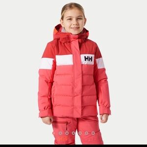 Brand new with tags- Helly hansen girls size 10  diamond puffy jacket